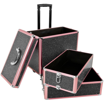 KUFER GLAMOUR 9023 CZARNY CRYSTAL